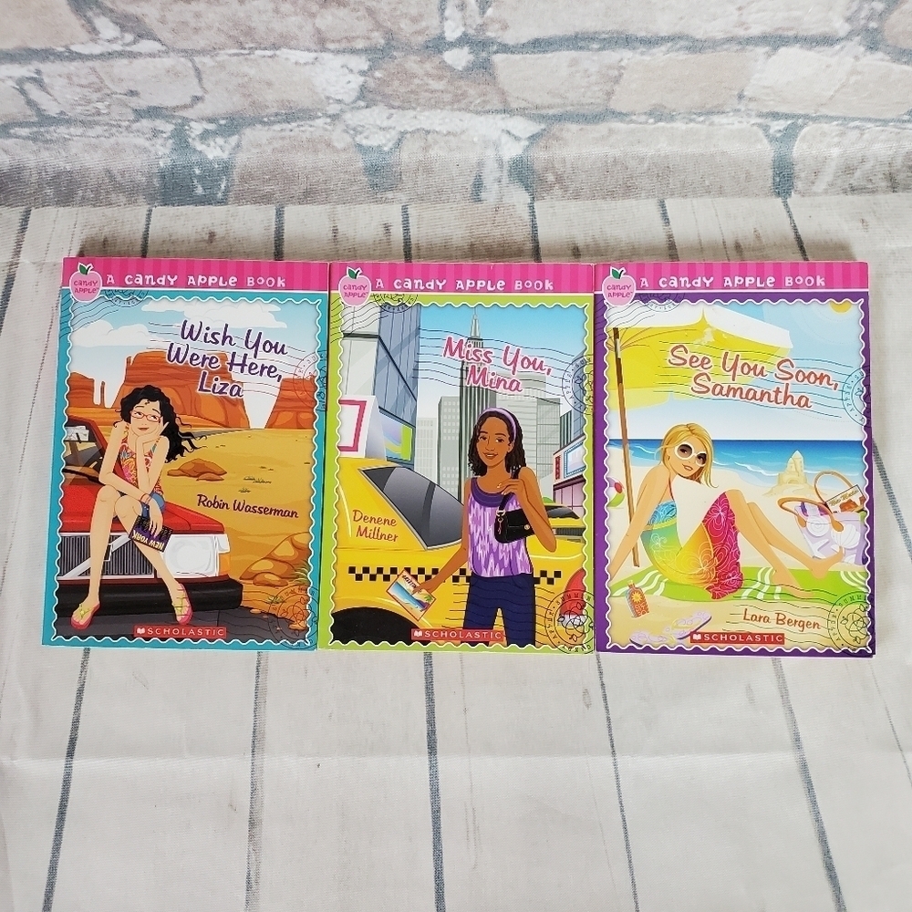 2/$25 Scholastic Candy Apple Books Set of 3